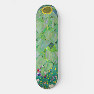Gustav Klimt - The Sunflower Skateboard
