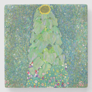 Gustav Klimt - The Sunflower Stone Coaster