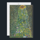 Gustav Klimt - The Sunflower Thank You Card<br><div class="desc">Gustav Klimt - The Sunflower 1907</div>