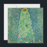 Gustav Klimt - The Sunflower Thank You Card<br><div class="desc">The Sunflower - Gustav Klimt,  Oil on Canvas,  1907</div>