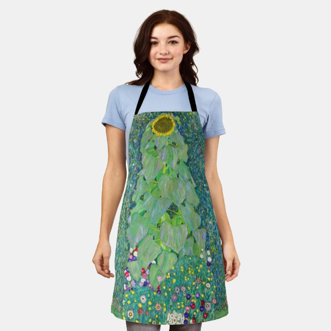 Gustav Klimt - The Sunflower Throw Apron (Worn)