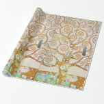 Gustav Klimt The Tree Of Life Art Nouveau Wrapping Paper<br><div class="desc">Gustav Klimt The Tree Of Life Vintage Art Nouveau Painting The Tree of Life, Stoclet Frieze (French: L'Arbre de Vie, Stoclet Frieze) is a painting by Austrian symbolist painter Gustav Klimt. It was completed in 1909 and is based on the Art Nouveau (Modern) style in a symbolic painting genre. It...</div>