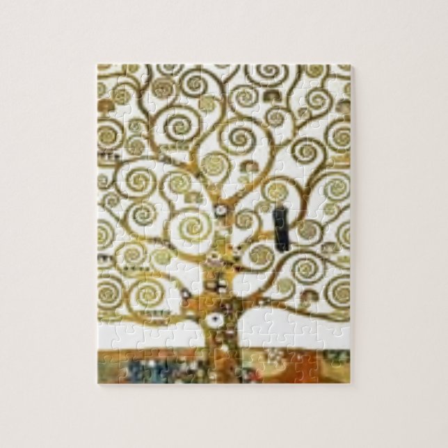Gustav Klimt - the Tree of Life painting Jigsaw Puzzle (Vertical)