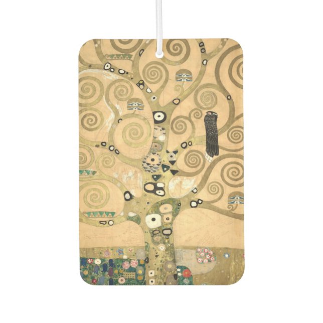 Gustav Klimt - The Tree of Life, Stoclet Frieze Air Freshener (Front)
