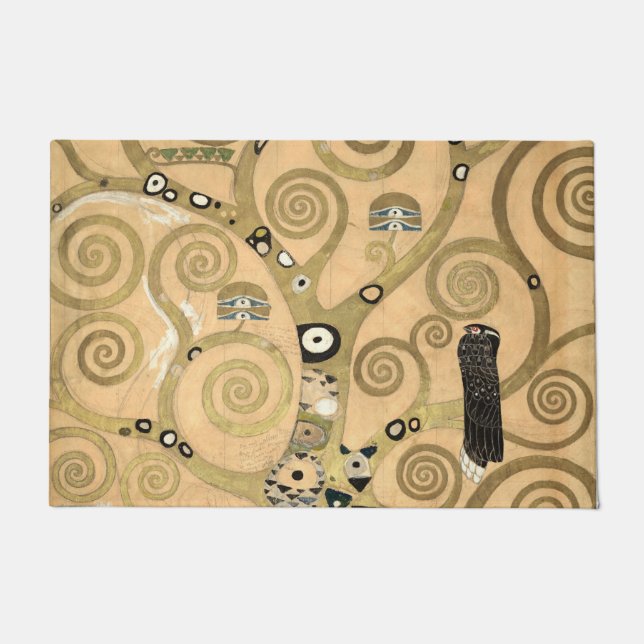 Gustav Klimt - The Tree of Life, Stoclet Frieze Doormat (Front)