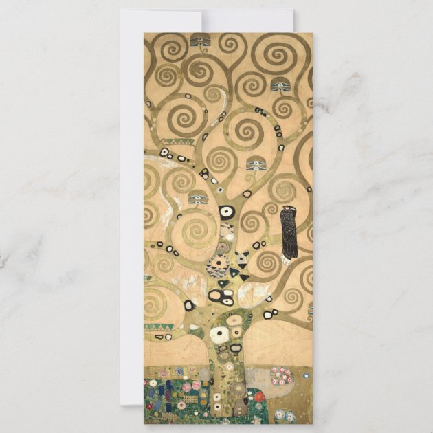 Gustav Klimt - The Tree Of Life, Stoclet Frieze Invitation | Zazzle