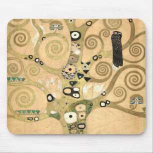Gustav Klimt - The Tree of Life, Stoclet Frieze Mouse Pad