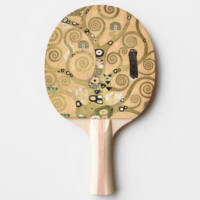 Gustav Klimt - The Tree of Life, Stoclet Frieze Ping Pong Paddle (Front)