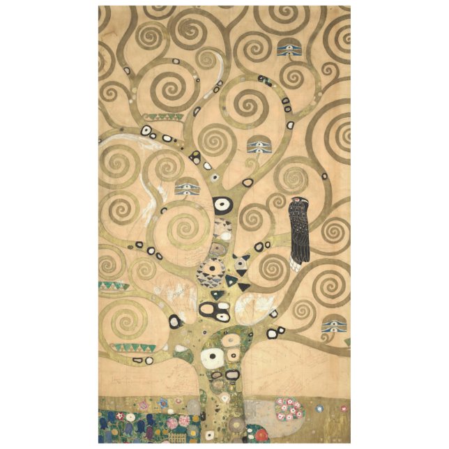 Gustav Klimt - The Tree of Life, Stoclet Frieze Tablecloth (Front)