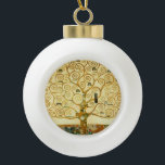 Gustav Klimt The Tree Of Life Vintage Art Nouveau Ceramic Ball Christmas Ornament<br><div class="desc">Gustav Klimt The Tree Of Life Vintage Art Nouveau Painting The Tree of Life, Stoclet Frieze (French: L'Arbre de Vie, Stoclet Frieze) is a painting by Austrian symbolist painter Gustav Klimt. It was completed in 1909 and is based on the Art Nouveau (Modern) style in a symbolic painting genre. It...</div>