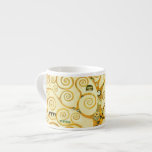 Gustav Klimt The Tree Of Life Vintage Art Nouveau Espresso Cup<br><div class="desc">Gustav Klimt The Tree Of Life Vintage Art Nouveau Painting The Tree of Life, Stoclet Frieze (French: L'Arbre de Vie, Stoclet Frieze) is a painting by Austrian symbolist painter Gustav Klimt. It was completed in 1909 and is based on the Art Nouveau (Modern) style in a symbolic painting genre. It...</div>