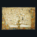 Gustav Klimt The Tree Of Life Vintage Art Nouveau Kitchen Towel<br><div class="desc">Gustav Klimt The Tree Of Life Vintage Art Nouveau Painting The Tree of Life, Stoclet Frieze (French: L'Arbre de Vie, Stoclet Frieze) is a painting by Austrian symbolist painter Gustav Klimt. It was completed in 1909 and is based on the Art Nouveau (Modern) style in a symbolic painting genre. It...</div>