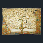 Gustav Klimt The Tree Of Life Vintage Art Nouveau Kitchen Towel<br><div class="desc">Gustav Klimt The Tree Of Life Vintage Art Nouveau Painting The Tree of Life, Stoclet Frieze (French: L'Arbre de Vie, Stoclet Frieze) is a painting by Austrian symbolist painter Gustav Klimt. It was completed in 1909 and is based on the Art Nouveau (Modern) style in a symbolic painting genre. It...</div>