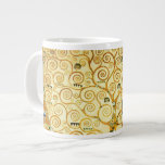 Gustav Klimt The Tree Of Life Vintage Art Nouveau Large Coffee Mug<br><div class="desc">Gustav Klimt The Tree Of Life Vintage Art Nouveau Painting The Tree of Life, Stoclet Frieze (French: L'Arbre de Vie, Stoclet Frieze) is a painting by Austrian symbolist painter Gustav Klimt. It was completed in 1909 and is based on the Art Nouveau (Modern) style in a symbolic painting genre. It...</div>