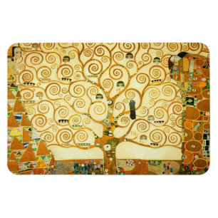 Gustav Klimt The Tree Of Life Vintage Art Nouveau Magnet