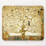 Gustav Klimt The Tree Of Life Vintage Art Nouveau Mouse Pad<br><div class="desc">Gustav Klimt The Tree Of Life Vintage Art Nouveau Painting The Tree of Life, Stoclet Frieze (French: L'Arbre de Vie, Stoclet Frieze) is a painting by Austrian symbolist painter Gustav Klimt. It was completed in 1909 and is based on the Art Nouveau (Modern) style in a symbolic painting genre. It...</div>