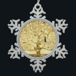 Gustav Klimt The Tree Of Life Vintage Art Nouveau Snowflake Pewter Christmas Ornament<br><div class="desc">Gustav Klimt The Tree Of Life Vintage Art Nouveau Painting The Tree of Life, Stoclet Frieze (French: L'Arbre de Vie, Stoclet Frieze) is a painting by Austrian symbolist painter Gustav Klimt. It was completed in 1909 and is based on the Art Nouveau (Modern) style in a symbolic painting genre. It...</div>