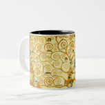 Gustav Klimt The Tree Of Life Vintage Art Nouveau Two-Tone Coffee Mug<br><div class="desc">Gustav Klimt The Tree Of Life Vintage Art Nouveau Painting The Tree of Life, Stoclet Frieze (French: L'Arbre de Vie, Stoclet Frieze) is a painting by Austrian symbolist painter Gustav Klimt. It was completed in 1909 and is based on the Art Nouveau (Modern) style in a symbolic painting genre. It...</div>