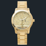 Gustav Klimt The Tree Of Life Vintage Art Nouveau Watch<br><div class="desc">Gustav Klimt The Tree Of Life Vintage Art Nouveau Painting The Tree of Life, Stoclet Frieze (French: L'Arbre de Vie, Stoclet Frieze) is a painting by Austrian symbolist painter Gustav Klimt. It was completed in 1909 and is based on the Art Nouveau (Modern) style in a symbolic painting genre. It...</div>
