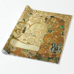 Gustav Klimt The Tree Of Life Vintage Art Nouveau Wrapping Paper<br><div class="desc">Gustav Klimt The Tree Of Life Vintage Art Nouveau Painting The Tree of Life, Stoclet Frieze (French: L'Arbre de Vie, Stoclet Frieze) is a painting by Austrian symbolist painter Gustav Klimt. It was completed in 1909 and is based on the Art Nouveau (Modern) style in a symbolic painting genre. It...</div>