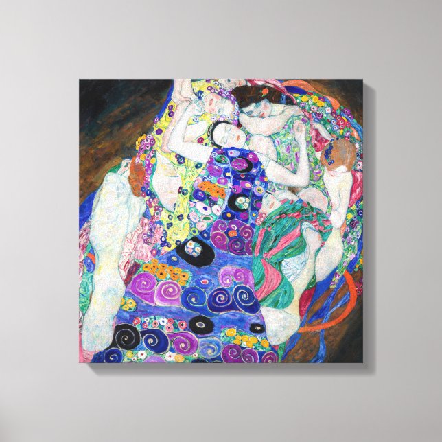 Gustav Klimt - The Virgin Canvas Print (Front)