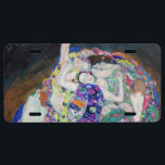 Gustav Klimt - The Virgin  Magnetic Card License Plate<br><div class="desc">The Virgin / The Maiden - Gustav Klimt,  Oil on Canvas,  1913</div>