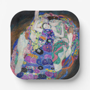 Gustav Klimt - The Virgin Paper Plate
