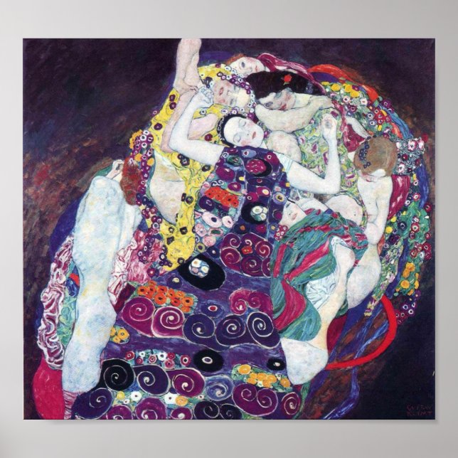 Gustav Klimt The Virgin Poster (Front)