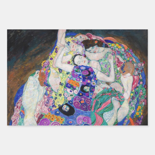 Gustav Klimt - The Virgin Wrapping Paper Sheet (Front)