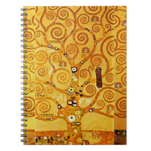 Gustav Klimt Tree of Life Art Nouveau Notebook