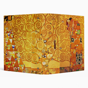 Gustav Klimt Tree of Life: Art Nouveau Symbolist Binder