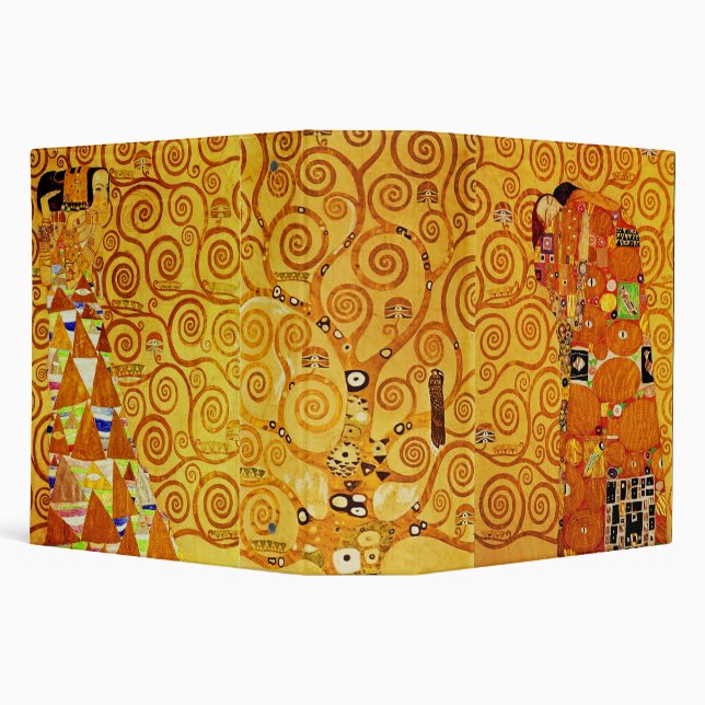 Gustav Klimt Tree of Life: Art Nouveau Symbolist Binder (Background)