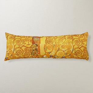Gustav Klimt Tree of Life: Art Nouveau Symbolist Body Pillow