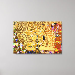 Gustav Klimt Tree of Life: Art Nouveau Symbolist Canvas Print