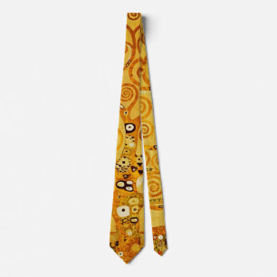 Gustav Klimt Tree of Life Art Nouveau Tie