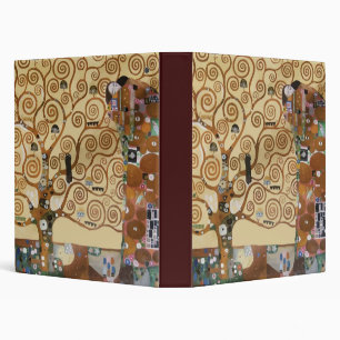 Gustav Klimt Tree Of Life Binder