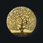 Gustav Klimt Tree of Life Button<br><div class="desc">Gustav Klimt Tree of Life button. A symbolic painting from Gustav Klimt’s golden phase completed in 1909. A great gift for fans of art nouveau, Gustav Klimt, and symbolic painting.</div>