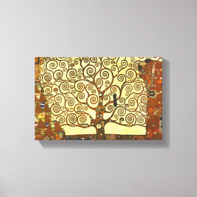 Gustav Klimt Tree of Life Canvas Print (Front)