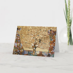 Gustav Klimt Tree Of Life Card