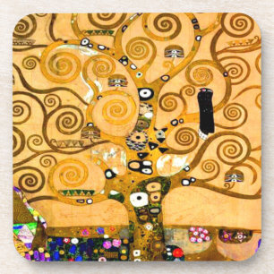 Gustav Klimt Tree of Life Coaster