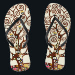 Gustav Klimt, Tree of Life Flip Flops<br><div class="desc">Gustav Klimt,  Tree of Life</div>