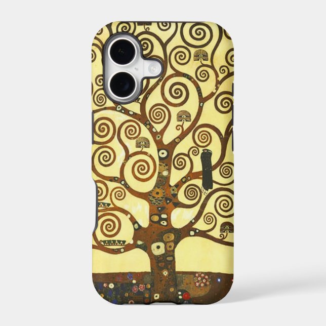 Gustav Klimt Tree of Life iPhone Case (Back)