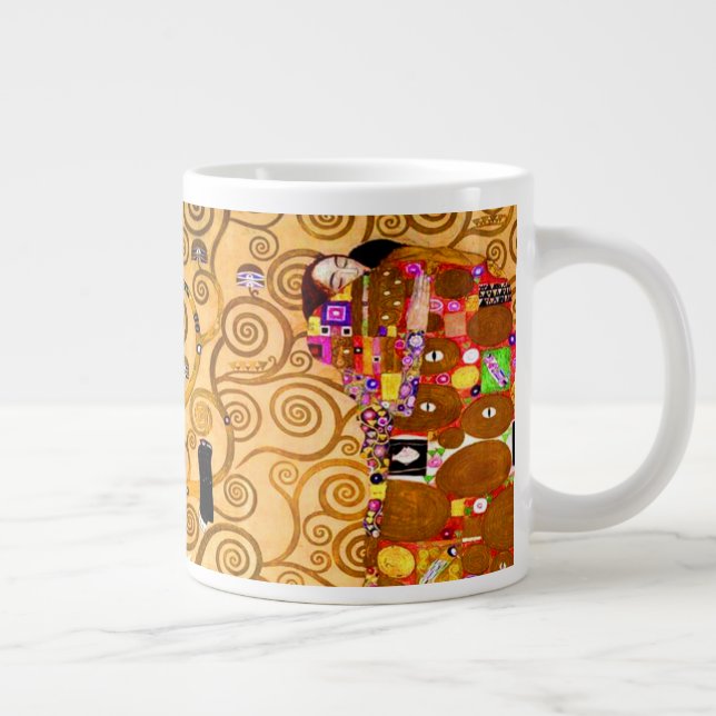 Gustav Klimt Tree of Life Large Coffee Mug (Right)