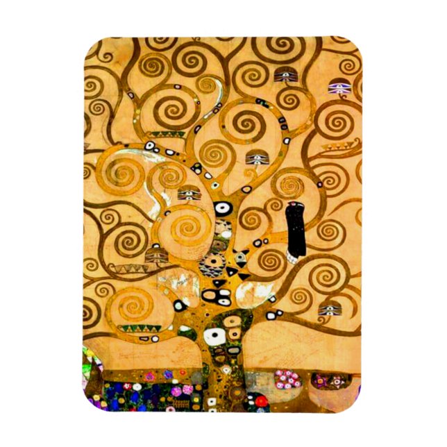 Gustav Klimt Tree of Life Magnet (Vertical)