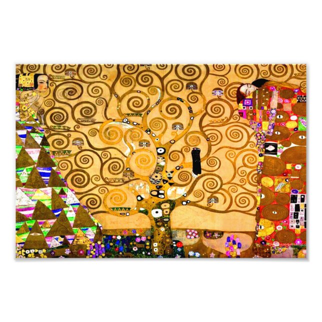Gustav Klimt Tree of Life Photo Print (Front)