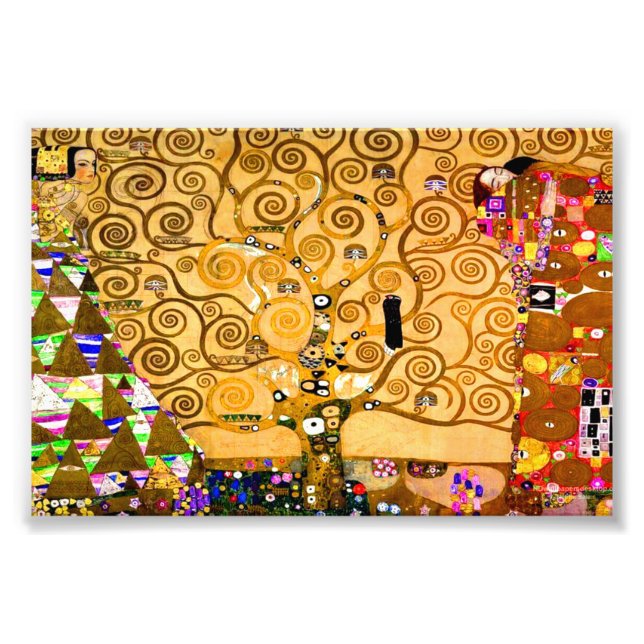 Gustav Klimt Tree of Life Photo Print (Front)
