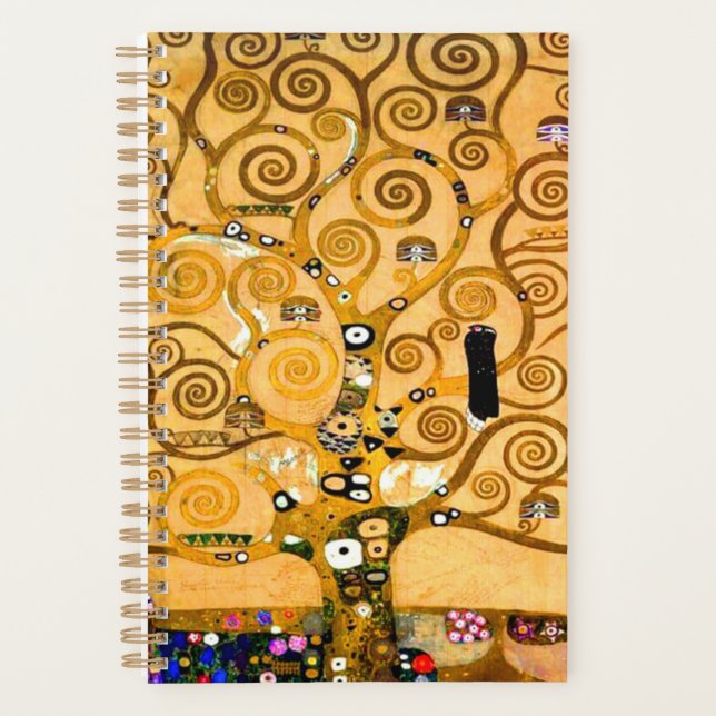 Gustav Klimt Tree of Life Planner (Front)