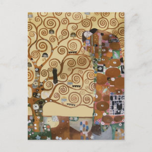 Gustav Klimt Tree Of Life Postcard