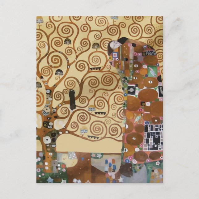 Gustav Klimt Tree Of Life Postcard (Front)