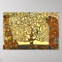 Gustav Klimt Tree of Life Poster